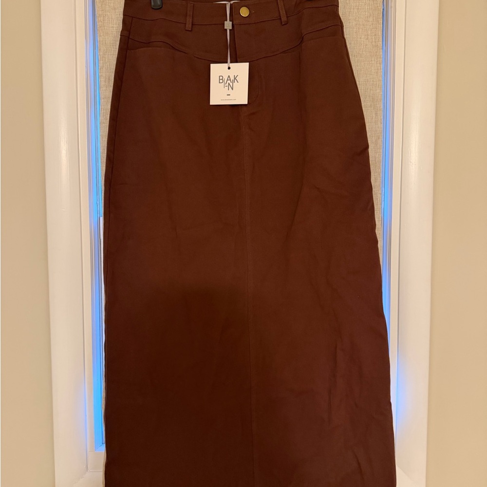 Midi Brown Women's Skirt